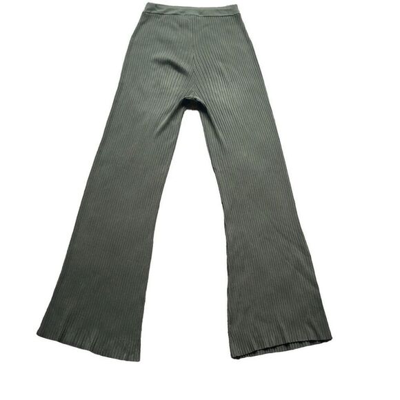 Aritzia Olive Flare Pants - Picture 2 of 11